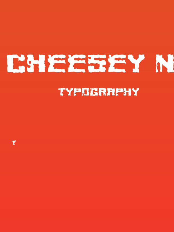Cheesey Nibble Poster