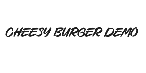 Cheesy Burger DEMO Logo