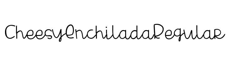 Cheesy Enchilada Regular Шрифта