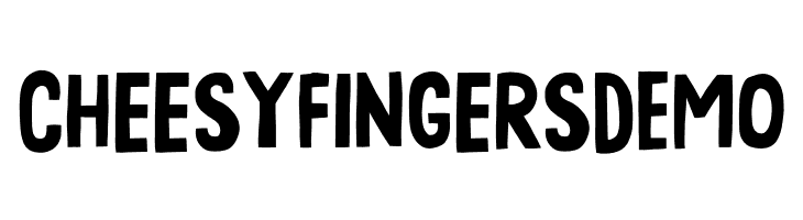 Cheesy Fingers DEMO フォント