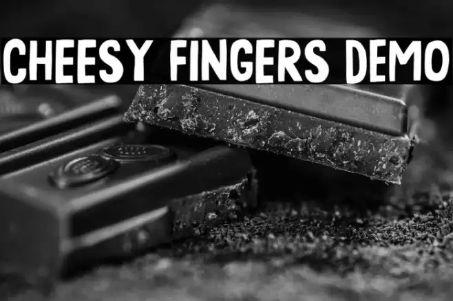 Cheesy Fingers DEMO 字体 examples