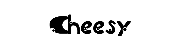 Cheesy  font caratteri gratis