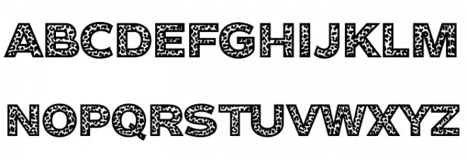 Cheetah フォント 大文字