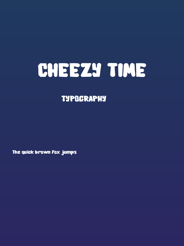 Cheezy Time Poster