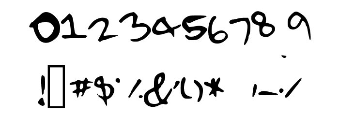 CheezyPie Font OTHER CHARS