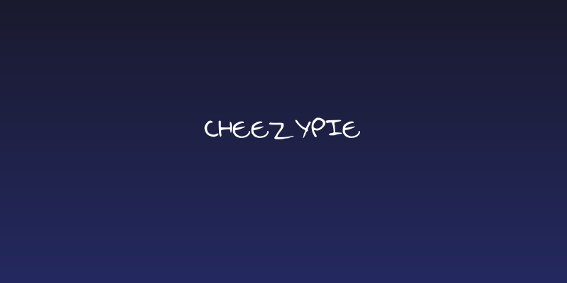 CheezyPie Social Header
