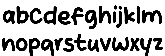 Cheflat Font LOWERCASE