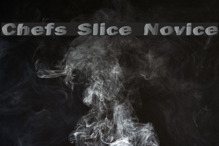 Chefs Slice Novice Font examples