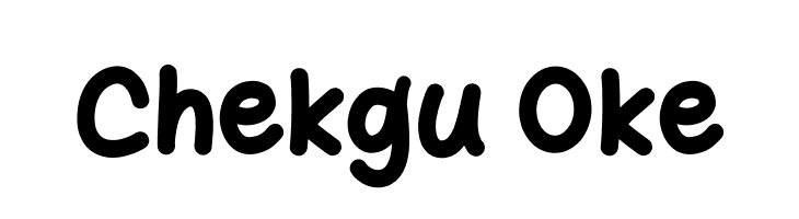 Chekgu Oke  Descarca Fonturi Gratis