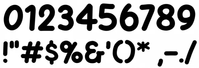 Chekgu Oke Font OTHER CHARS