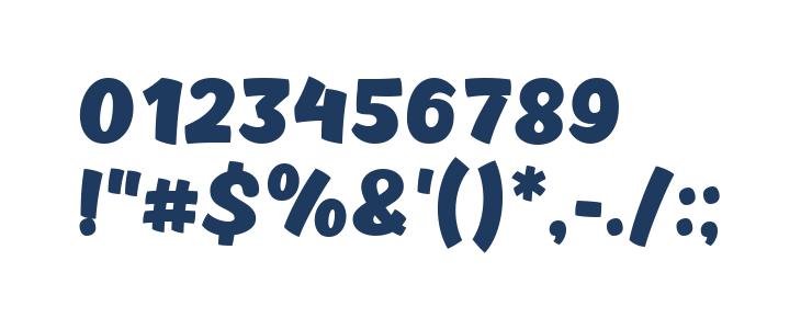 Chekharda-BoldItalic Other Characters