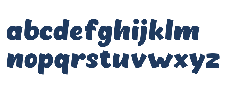 Chekharda-BoldItalic Lowercase