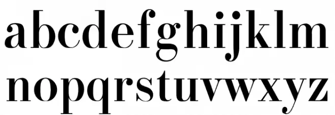 Chekhovskoy 字体 小写