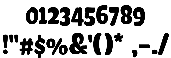 Chela One Font OTHER CHARS