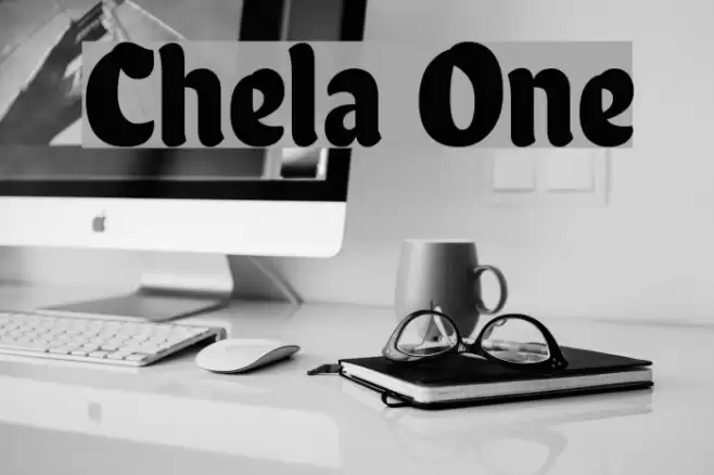 Chela One Font examples