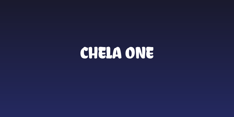 Chela One Social Header