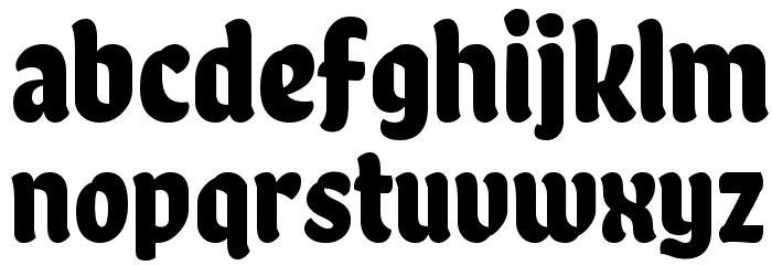 Chela One Font LOWERCASE