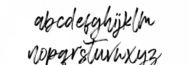 Chelistine Script Fonte MINÚSCULAS