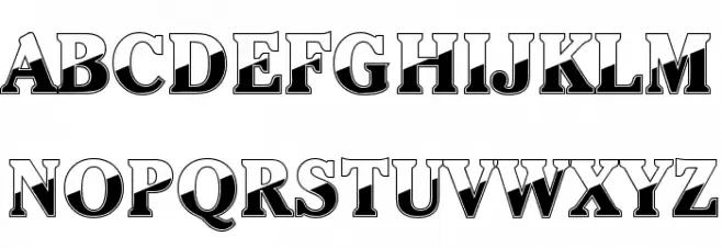Chell Chrome Bold Schriftart Groß