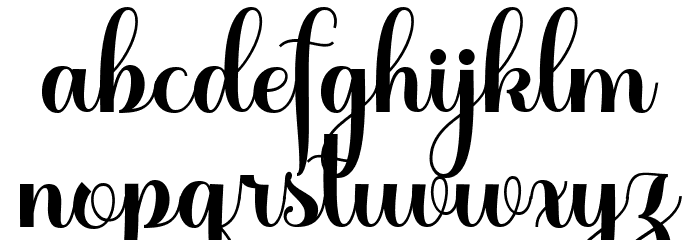 Chellin Font LOWERCASE