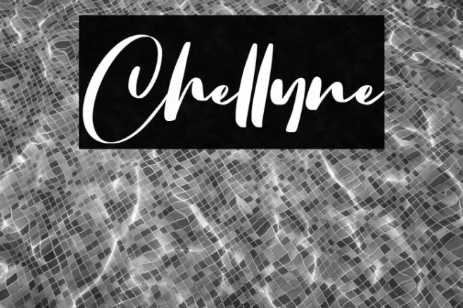 Chellyne Font examples