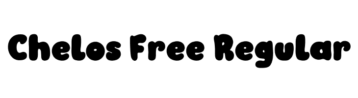 Chelos Free Regular  नि: शुल्क फ़ॉन्ट्स डाउनलोड