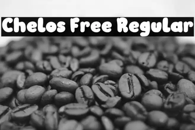 Chelos Free Regular Font examples