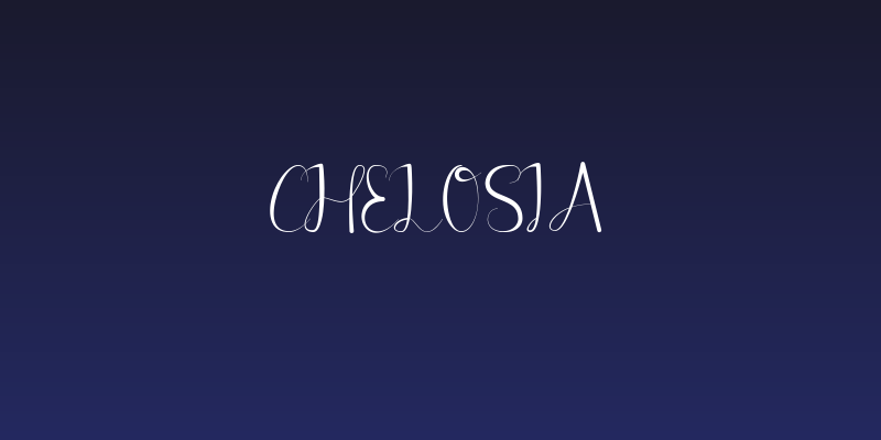 Chelosia Social Header