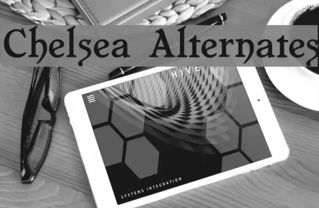 Chelsea Alternates Font examples