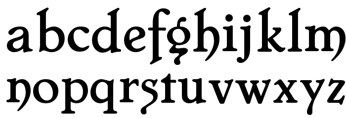 Chelsea Alternates Font LOWERCASE
