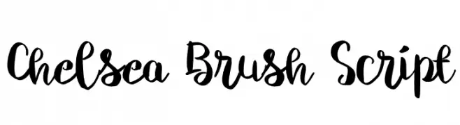 Chelsea Brush Script  नि: शुल्क फ़ॉन्ट्स डाउनलोड