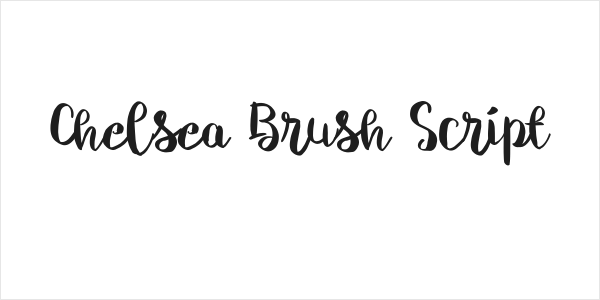 Chelsea Brush Script Logo
