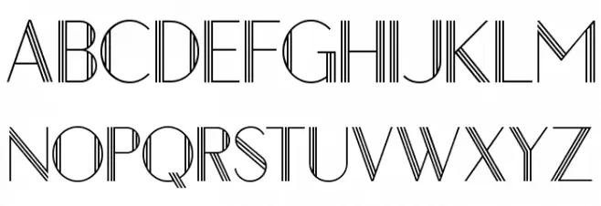 Chelsea II フォント 大文字