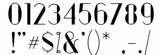 Chelsea III Font OTHER CHARS