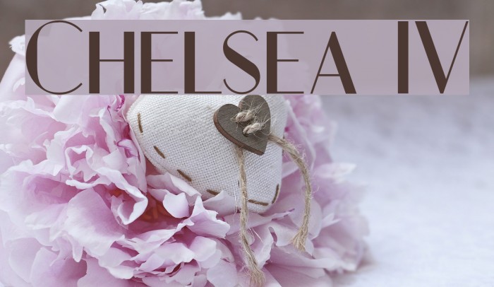 Chelsea IV Font examples
