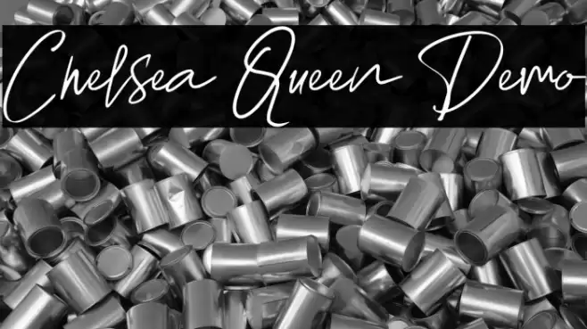 Chelsea Queen Demo Font examples