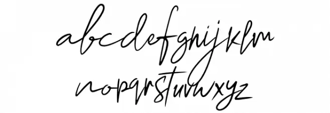 Chelsea Queen Demo Schriftart Kleinbuchstaben