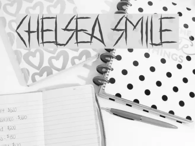 Chelsea Smile Font examples