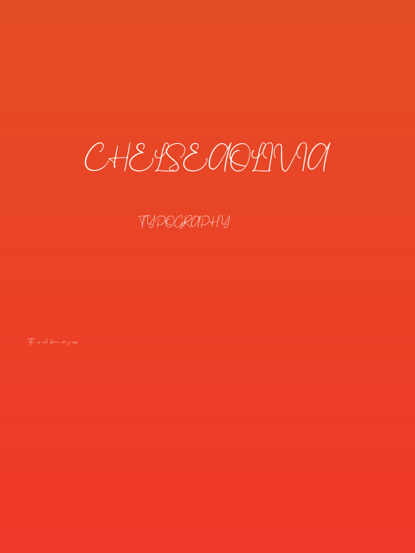 ChelseaOlivia Poster