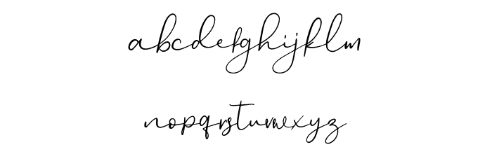 ChelseaOlivia Font LOWERCASE
