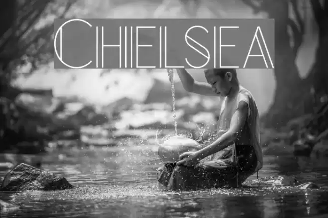 Chelsea Font examples