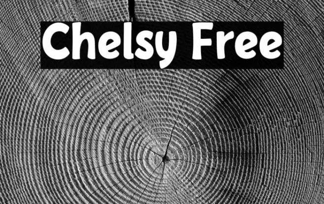 Chelsy Free Font examples