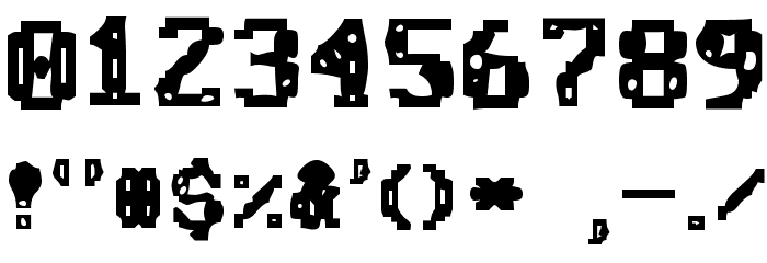 Chemical Gus Font OTHER CHARS