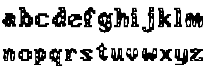 Chemical Gus Font LOWERCASE