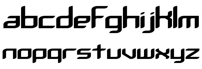 Chemical Reaction A -BRK- Font LOWERCASE