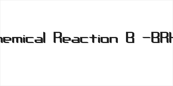Chemical Reaction B -BRK- Logo