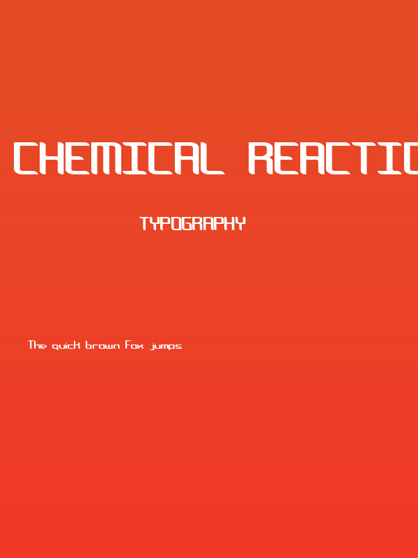 Chemical Reaction B -BRK- Poster