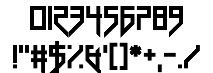Chemical Superior Font OTHER CHARS
