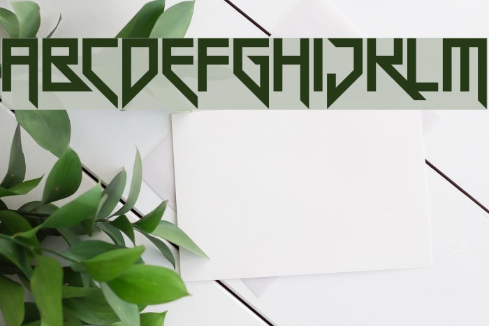 Chemical Superior Font examples