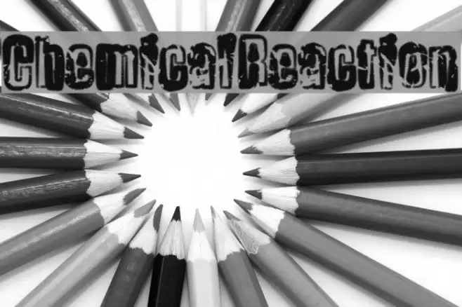 ChemicalReaction Font examples